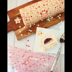 SCRAPCOOKING Feuilles de Transfert Chocolat Noël (x2)* Décoration Comestible