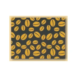 MALLARD FERRIERE Feuilles de transfert chocolat Grains de café or 34 x 26,5 cm (x10)* Décoration Comestible