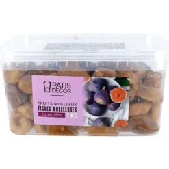 PATISDECOR Figues moelleuses équeutées 1 kg Patisdécor* Fruits Secs