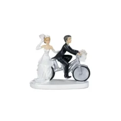 MALLARD FERRIERE Figurine Mariage Couple à Vélo 13 cm (x2)* Décoration Gâteau