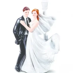 CUISINEADDICT Figurine Mariage Mariés Romantique 2 Modèles 17,5 cm* Décoration Gâteau