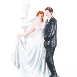 CUISINEADDICT Figurine Mariage Mariés Romantique 2 Modèles 17,5 cm* Décoration Gâteau