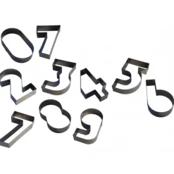 GOBEL FIN DE SERIE Chiffre inox 3 Moule-Découpoir 100 mm* Cercle À Patisserie|Emporte Pièce - Découpoir Pâtisserie