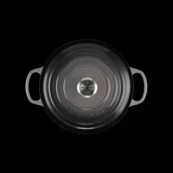 LE CREUSET FIN DE SERIE Cocotte en Fonte Ronde 26 cm Flint Signature* Cocotte En Fonte