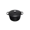 LE CREUSET FIN DE SERIE Cocotte en Fonte Haute 24 cm Noir Mat* Cocotte En Fonte