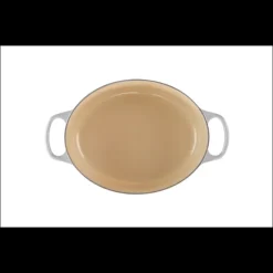 LE CREUSET FIN DE SERIE Cocotte en fonte Ovale 29 cm Mist Grey Signature* Cocotte En Fonte