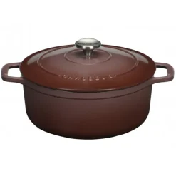 CHASSEUR FIN DE SERIE Cocotte en Fonte Ronde 20 cm Bois de Rose* Cocotte En Fonte