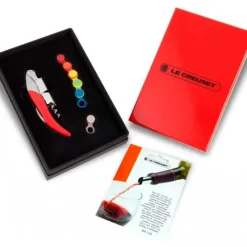 LE CREUSET FIN DE SERIE Coffret Vin 3 pièces GS-142 Screwpull -* Accessoires Vin