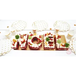 SCRAPCOOKING FIN DE SERIE Kit Letter Cake Noël* Ustensiles Décor Gâteau