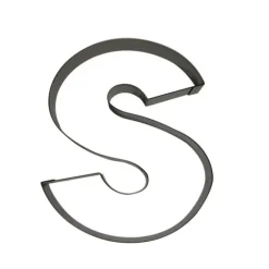 GOBEL FIN DE SERIE Lettre inox S Moule-Découpoir* Cercle À Patisserie|Emporte Pièce - Découpoir Pâtisserie