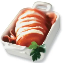 REVOL FIN DE SERIE Ramequin Rectangulaire Blanc 12x10 cm Belle Cuisine* Servir, Présenter