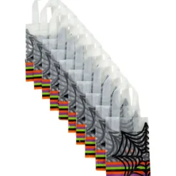 WILTON FIN DE SERIE Sac à Bonbon Toile d'Araignée 13 x 8 x H 21 cm (x10)* Emballage Alimentaire