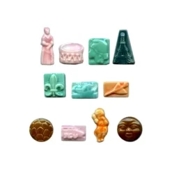 NORDIA Fèves Mélange Parisien Émail Couleur x144* Décoration Gâteau