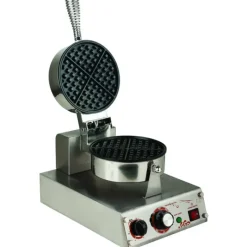 CUISINEADDICT Gaufrier Professionnel Simple Ø185 mm* Matériel Snacking|Gaufrier