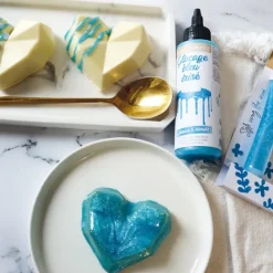 SCRAPCOOKING Glaçage Bleu Pailleté Goût Chocolat 140 g* Nappages Et Glaçages