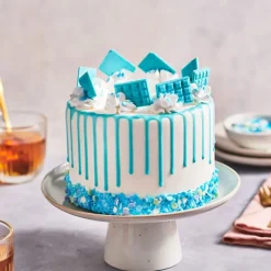 FUNCAKES Glaçage Choco Drip Bleu Clair 180 g* Nappages Et Glaçages