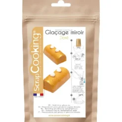 SCRAPCOOKING Glaçage Miroir Doré 220 g* Nappages Et Glaçages