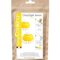SCRAPCOOKING Glaçage Miroir Jaune 220 g* Nappages Et Glaçages