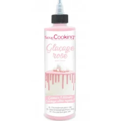 SCRAPCOOKING Glaçage Rose goût Chocolat 130 g* Nappages Et Glaçages