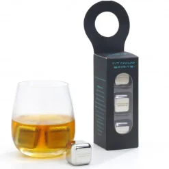 ON THE ROCKS Glaçons Inox Titanium Spirit x3* Accessoires Bar