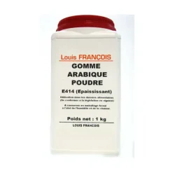 LOUIS FRANCOIS Gomme Arabique poudre 1 kg* Additifs Alimentaires