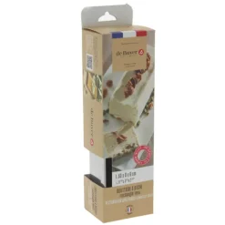 DE BUYER Gouttière à Bûche Rectangulaire Démontable Inox 30.4 x 8.4 x 6.6 cm* Moules À Gâteaux