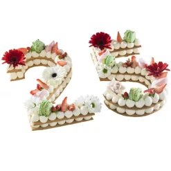 MALLARD FERRIERE Grand Emporte Pièce Inox Chiffre 4 32x18 cm* Cercle À Patisserie|Emporte Pièce - Découpoir Pâtisserie