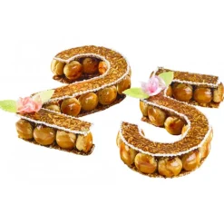 MALLARD FERRIERE Grand Emporte Pièce Inox Chiffre 4 32x18 cm* Cercle À Patisserie|Emporte Pièce - Découpoir Pâtisserie