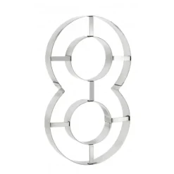 MALLARD FERRIERE Grand Emporte Pièce Inox Chiffre 8 32x18 cm* Emporte Pièce - Découpoir Pâtisserie|Cercle À Patisserie