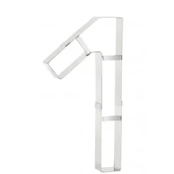 MALLARD FERRIERE Grand Emporte Pièce Inox Chiffre 1 32x16 cm* Cercle À Patisserie|Emporte Pièce - Découpoir Pâtisserie
