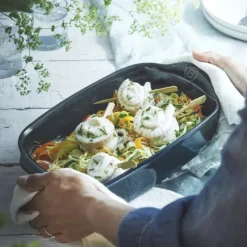 EMILE HENRY Grand Plat à Four Rectangulaire en Céramique 42,5 x 28 cm Belle-Île* Plat De Cuisson