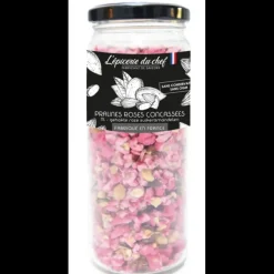 EPICERIE DU CHEF Grand pot pralines roses concassées 220 g L'* Confiserie|Fruits Secs