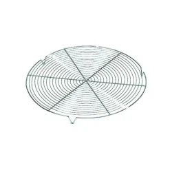 MATFER Grille Ronde avec pieds Chromée Ø 24 cm* Grille Pâtisserie