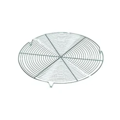 MATFER Grille Ronde avec pieds Chromée Ø 36 cm* Grille Pâtisserie