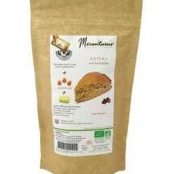 MIRONTAINE Gâteau BIO aux Noisettes 295g* Produits Bio|Préparation Pâtisserie