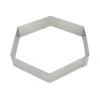 MALLARD FERRIERE Hexagone à Mousse Inox 18 cm x H 4,5 cm Mallard* Cercle À Patisserie