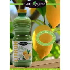 CUISINEADDICT Jus de Citron en Bouteille 1L Carth'Agrume* Jus, Sirops