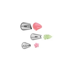 WILTON Kit 3 Douilles Pâtissières Fleurs (n°104-352-224)* Douilles Pâtisserie