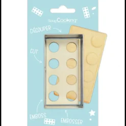 SCRAPCOOKING Kit Biscuit Brique 9,4 cm* Emporte Pièce - Découpoir Pâtisserie