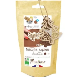 MIRONTAINE Kit Biscuit de Noël Chocolat Bio* Produits Bio|Préparation Pâtisserie