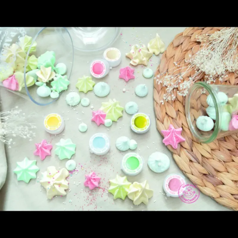 SCRAPCOOKING Kit colorant alimentaire pastel en poudre 15.8 g (x9)* Colorants Alimentaires