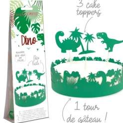 SCRAPCOOKING Kit Décor Gâteau Dinosaure (4 pièces)* Décoration Gâteau