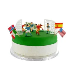 GATODECO Kit Décor Gâteau Football (10 pièces)* Décoration Gâteau