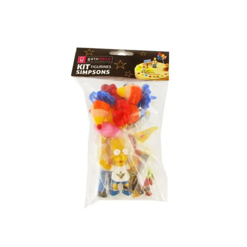 GATODECO Kit Décor Gâteau Les Simpson (8 pièces)* Décoration Gâteau