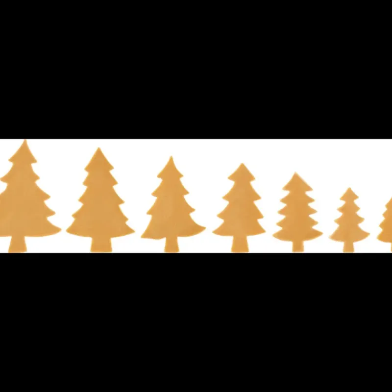 FLORENSUC Kit Décor Sapin en Chocolat Caramel 7 tailles (x126)* Décoration Comestible