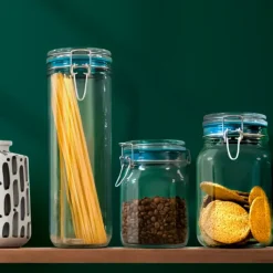 AIRTENDER Kit de Mise Sous-Vide 3 Bocaux Kilner 1,5 L avec Couvercles et Pompe* Machine Sous Vide|Conservation