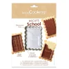 SCRAPCOOKING Kit Emporte-Pièce et Moule à Chocolat Biscuit School* Moules À Chocolat|Emporte Pièce - Découpoir Pâtisserie