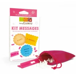 SCRAPCOOKING Kit Messages Biscuits Personnalisés 85 Emporte pièces* Emporte Pièce - Découpoir Pâtisserie
