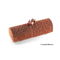 SILIKOMART Kit Moule à bûche et Tapis Décor Arabesque Professional* Moule Silicone