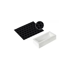 SILIKOMART Kit Moule à Bûche et Tapis Décor Tressé Professional* Moule Silicone